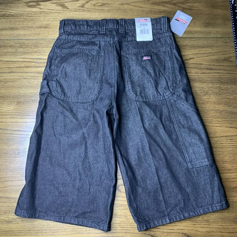 Dickies Denim Skate Shorts Flat Front Punk Jorts Utility Carpenter